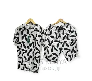Mens Hawaiian Suit Shirt and Short 2 Piece