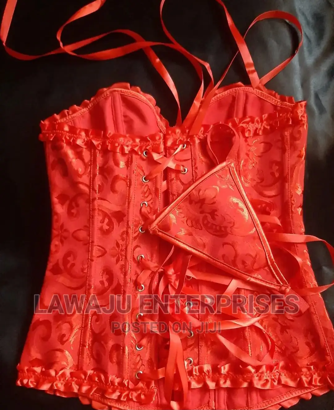 Corset + G- String Thong Quality Set