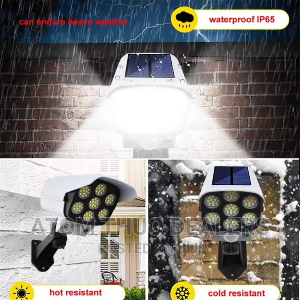Motion Sensor Solar Lights 3 Modes 77 LED Solar Wall .