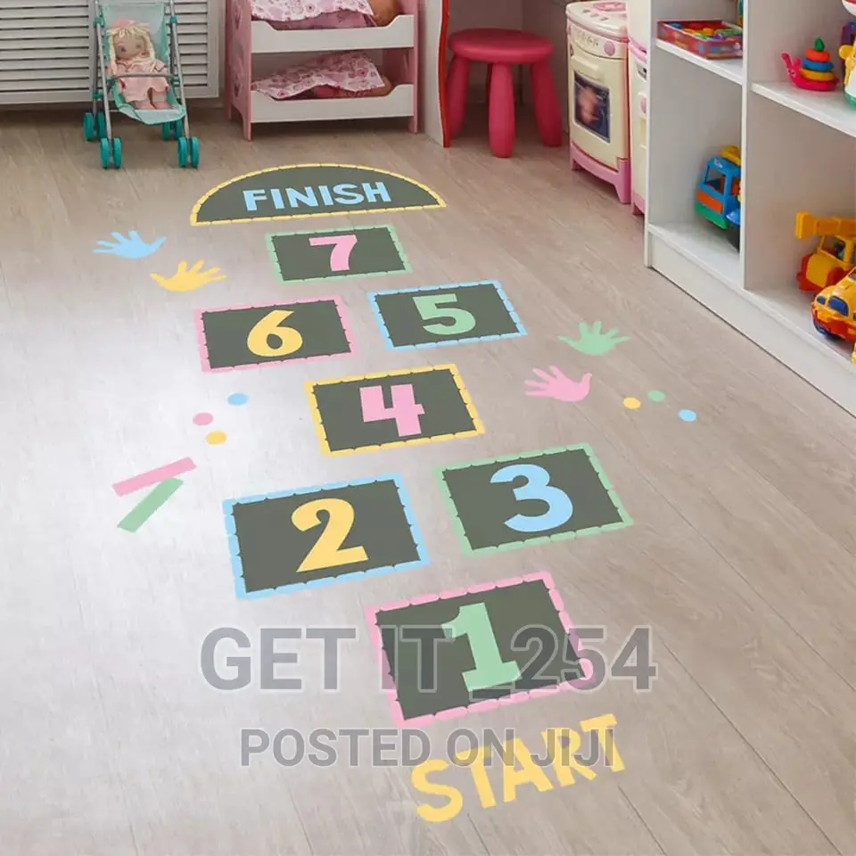 Children's Game Hopscotch Number Sticker
