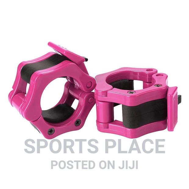 Olympic Barbell Collars Clamps Weight Clips for Bars