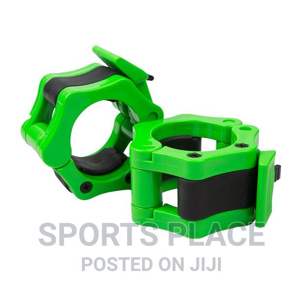 Olympic Barbell Collars Clamps Weight Clips for Bars - thumbnail 4