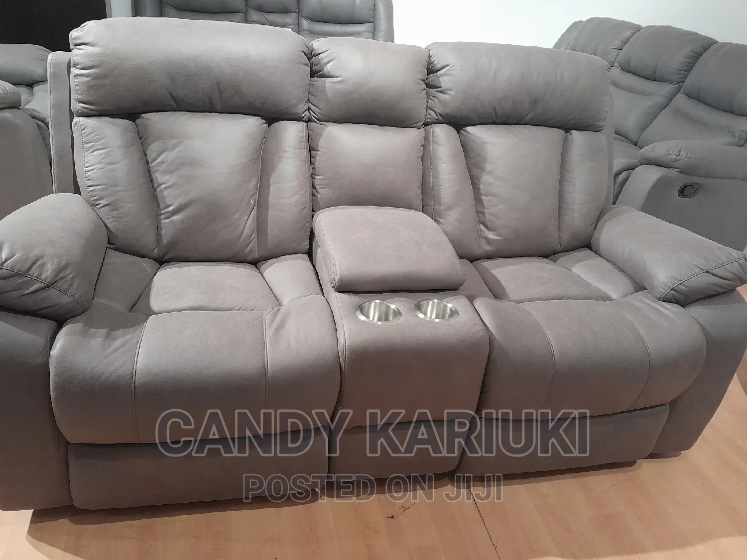 Modern 2 Seater Recliner Sofa Set