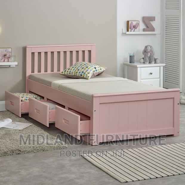 Pink Bed for Girls - main view