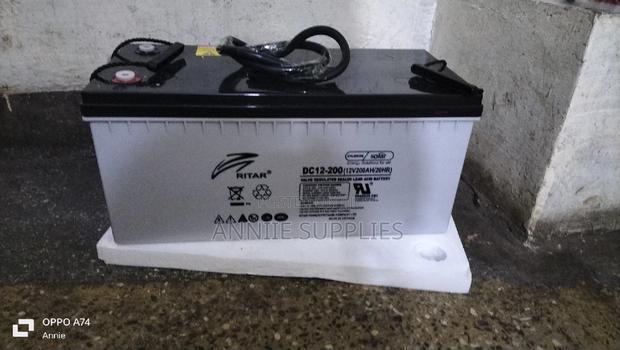200ah Ritar Solar Battery - main view