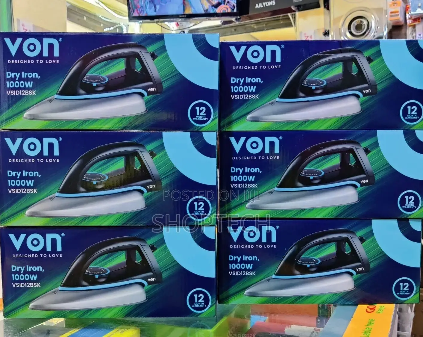 *Von Dry Iron Teflon Plate