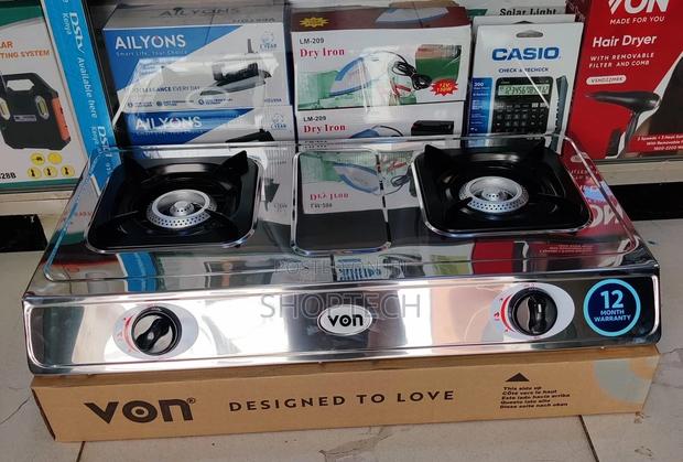 *Von Two Burner Stainless Steel - main view