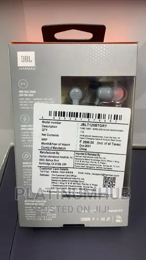 Pure Bass Wireless Tune 125 Bt JBL