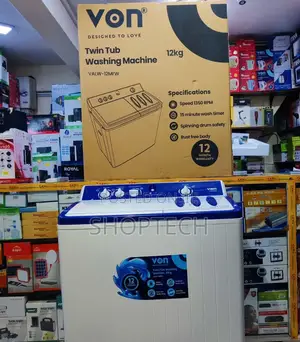 *Von 12kg Twin Tub Washing Machine