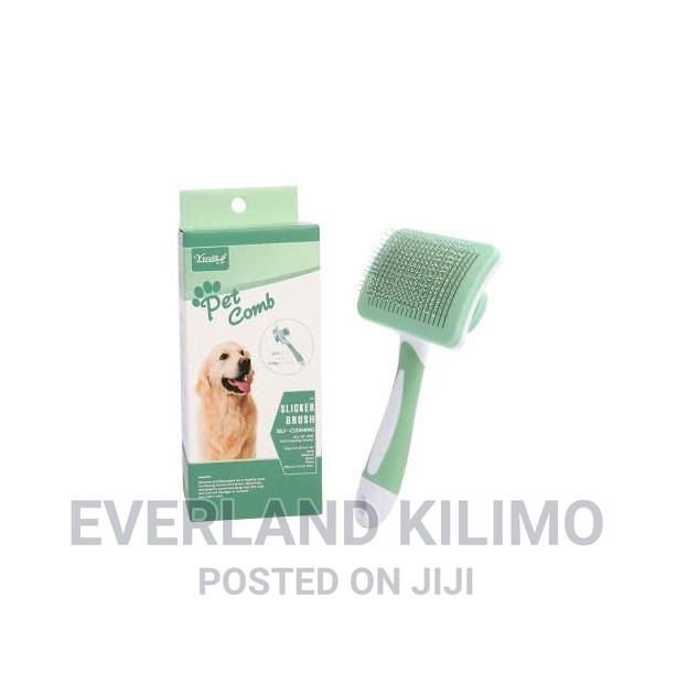 Pet Slicker Brush-Auto - main view