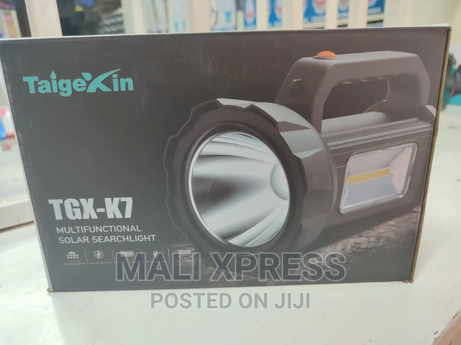 Solar Torch 3000mah 4.2v 100240v Flashlight in Nairobi Central