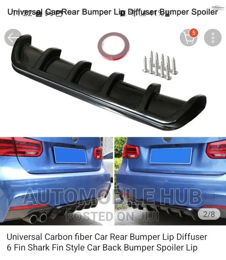Generic Universal Carbon Fiber Diffuser
