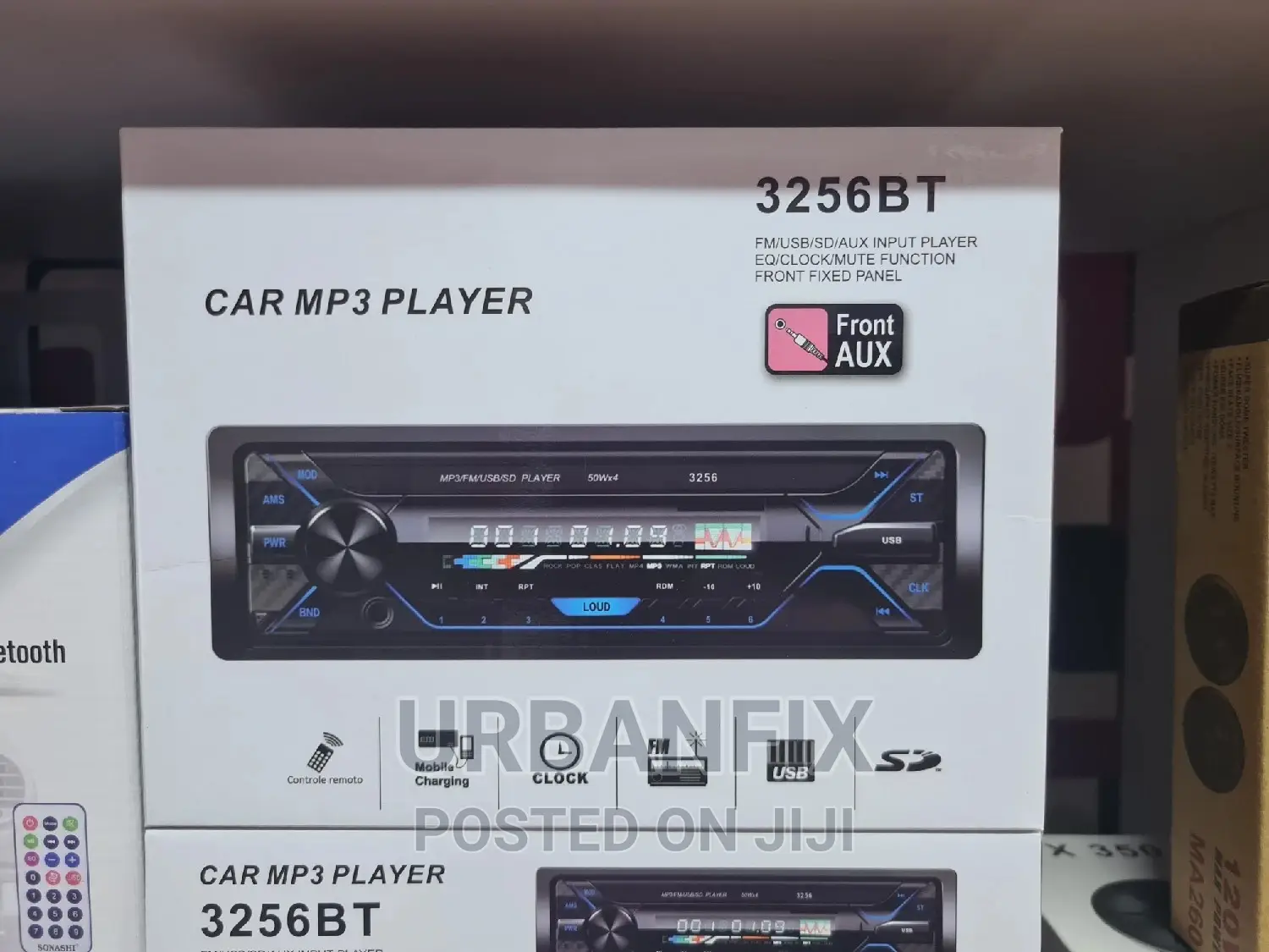 Bluetooth Car Radio With USB, Aux, FM, Detachable Face