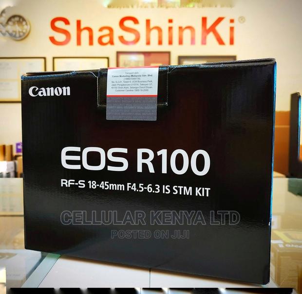Canon Eos R100 With Rf-S 18-45mm - main view