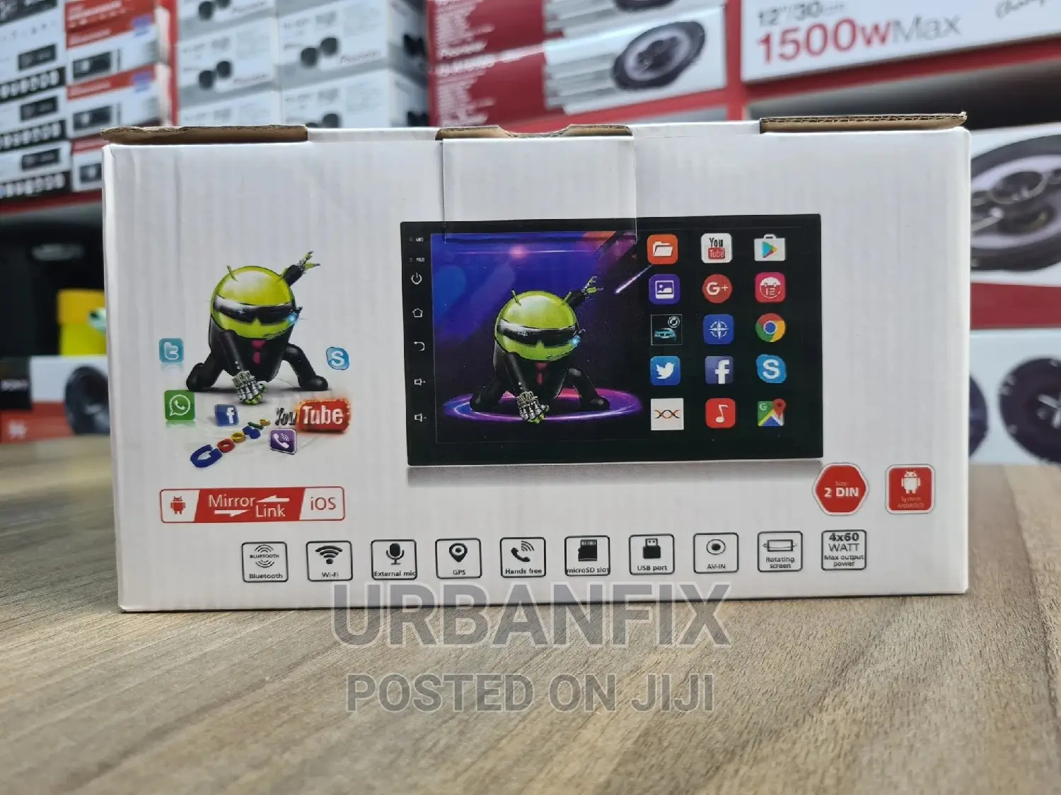 7 Inch Android Car Radio With Bluetooth, FM, Usb - 2gb/32gb
