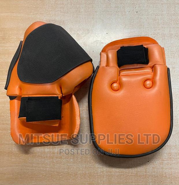 Sparo Hockey Goalkeeper Hand Protector/ Gloves Orange