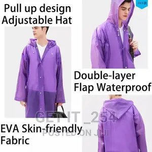 Durable Light Weight Eva Rain Coat