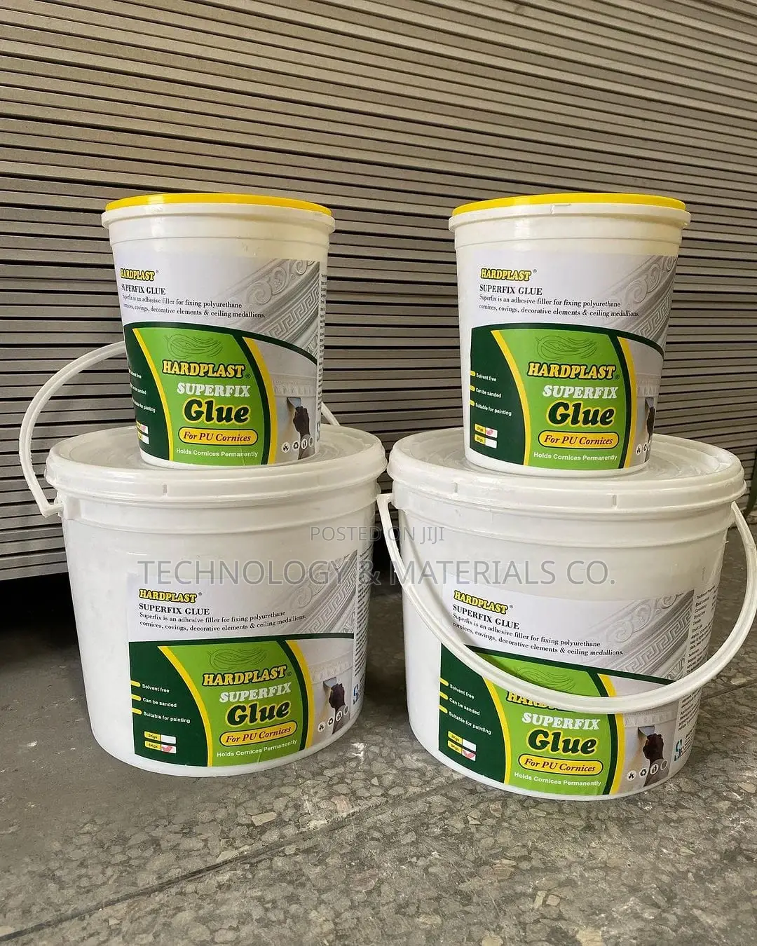 Hardplast Glue for PU /Fiber Cornices/Biddings/Wainscots