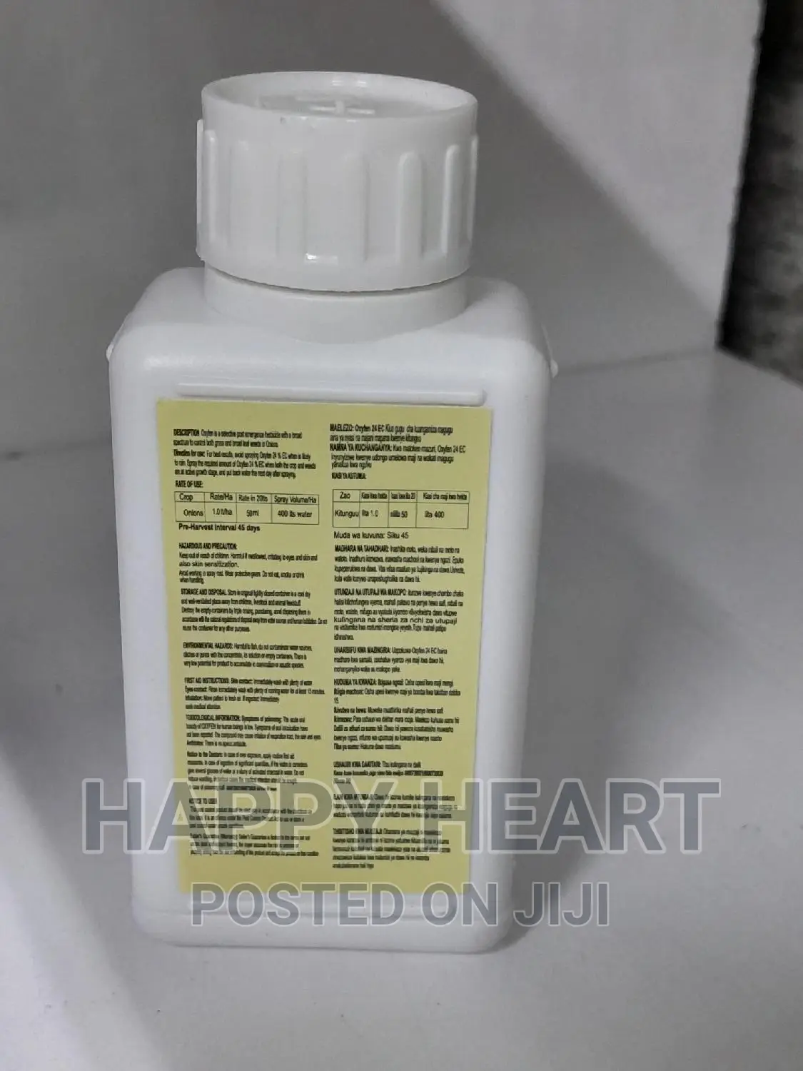 Oxyfen 24%Ec Selective Onion Herbicide