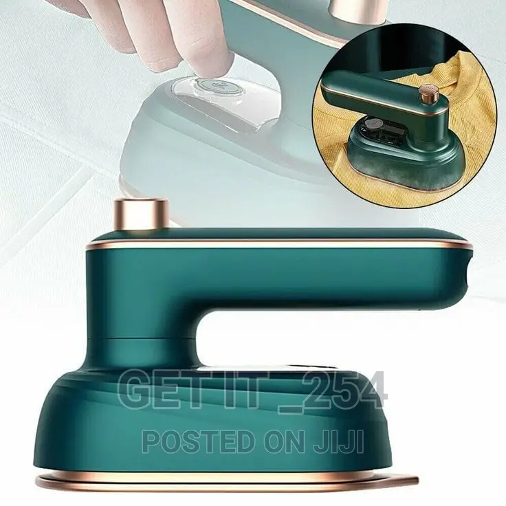 Rotating Handle 38W Mini Electric Iron Box With Water Spray
