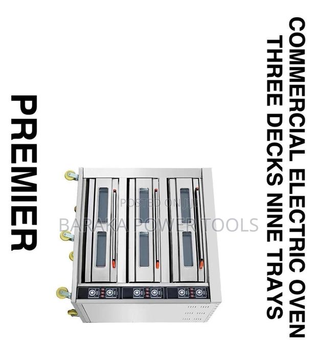 9 Tray 3deck Electric Oven - main view