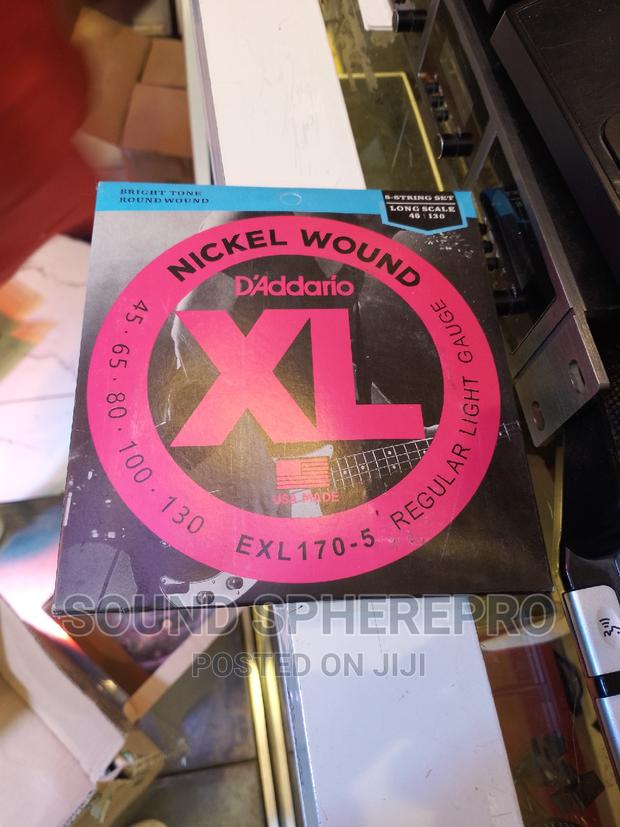 d'Addario 5- Strings Bass Guitar Strings - main view