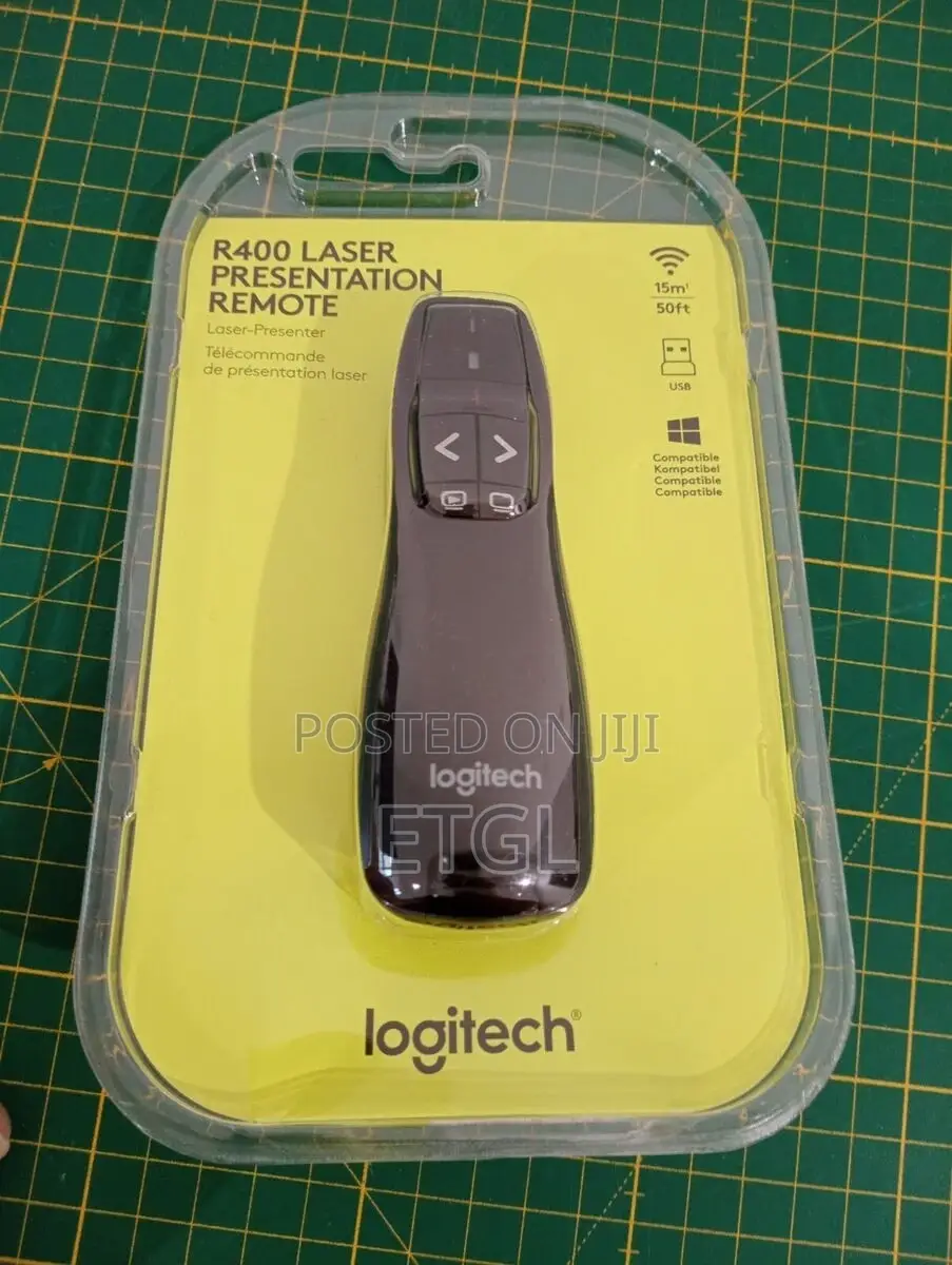 Logitech R400 Wireless Presentation Remote - Black