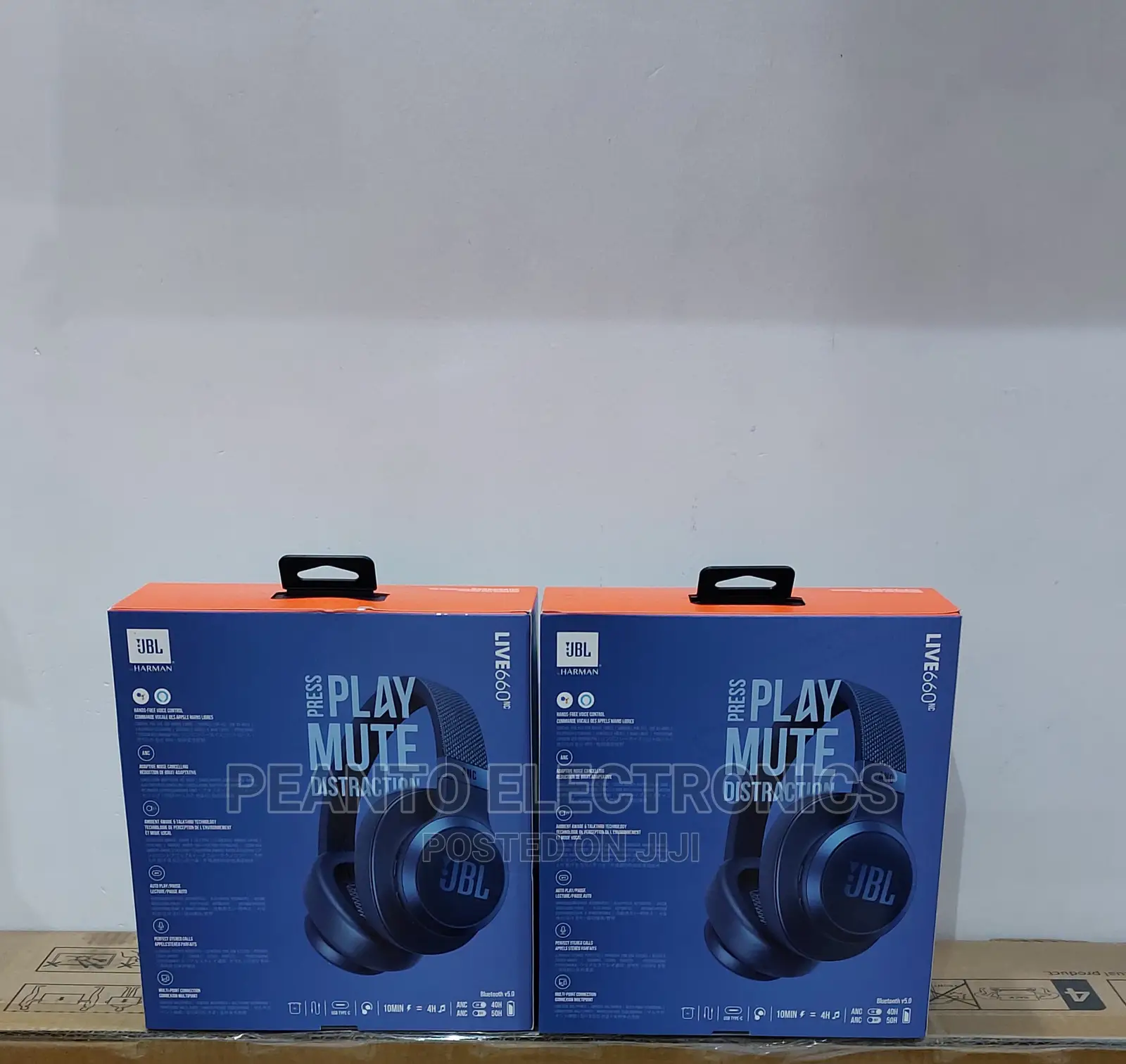 JBL Live 660NC Noise-Canceling Wireless Over-Ear Headphones