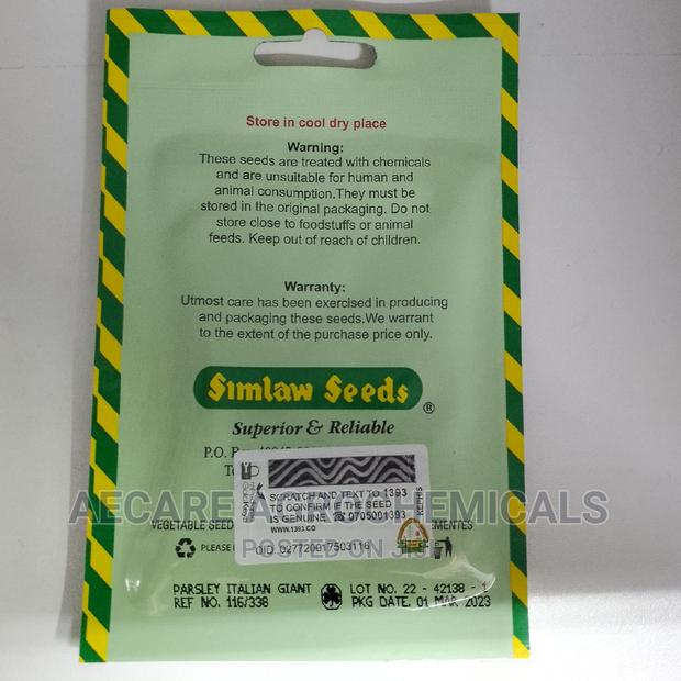 Parsley Italian Giant Herb Seed 10G - thumbnail 2