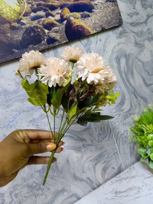 Peach Color Artificial Flowers for Flower Vase Decor