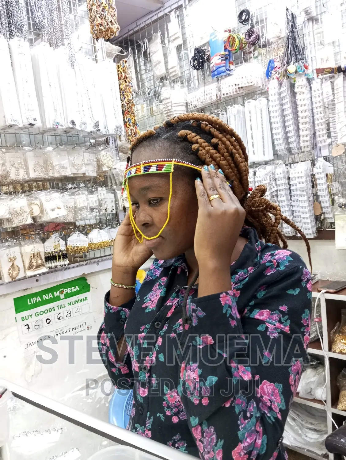 Masai Beads Headgear