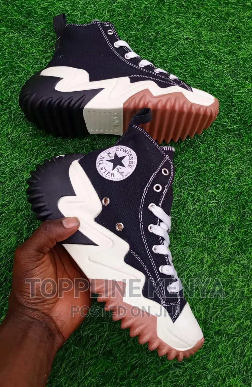 Converse Run Star High Cut Black, Brown and White in Nairobi Central