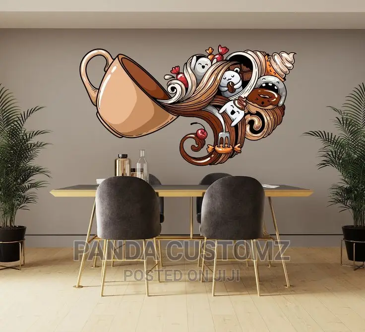 Coffee Shops, Icecream Shop Graffiti Painting Services.