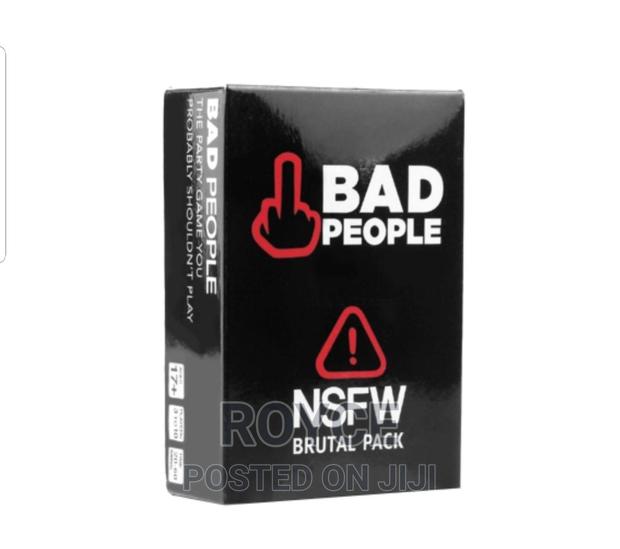 Bad People Card Game - main view