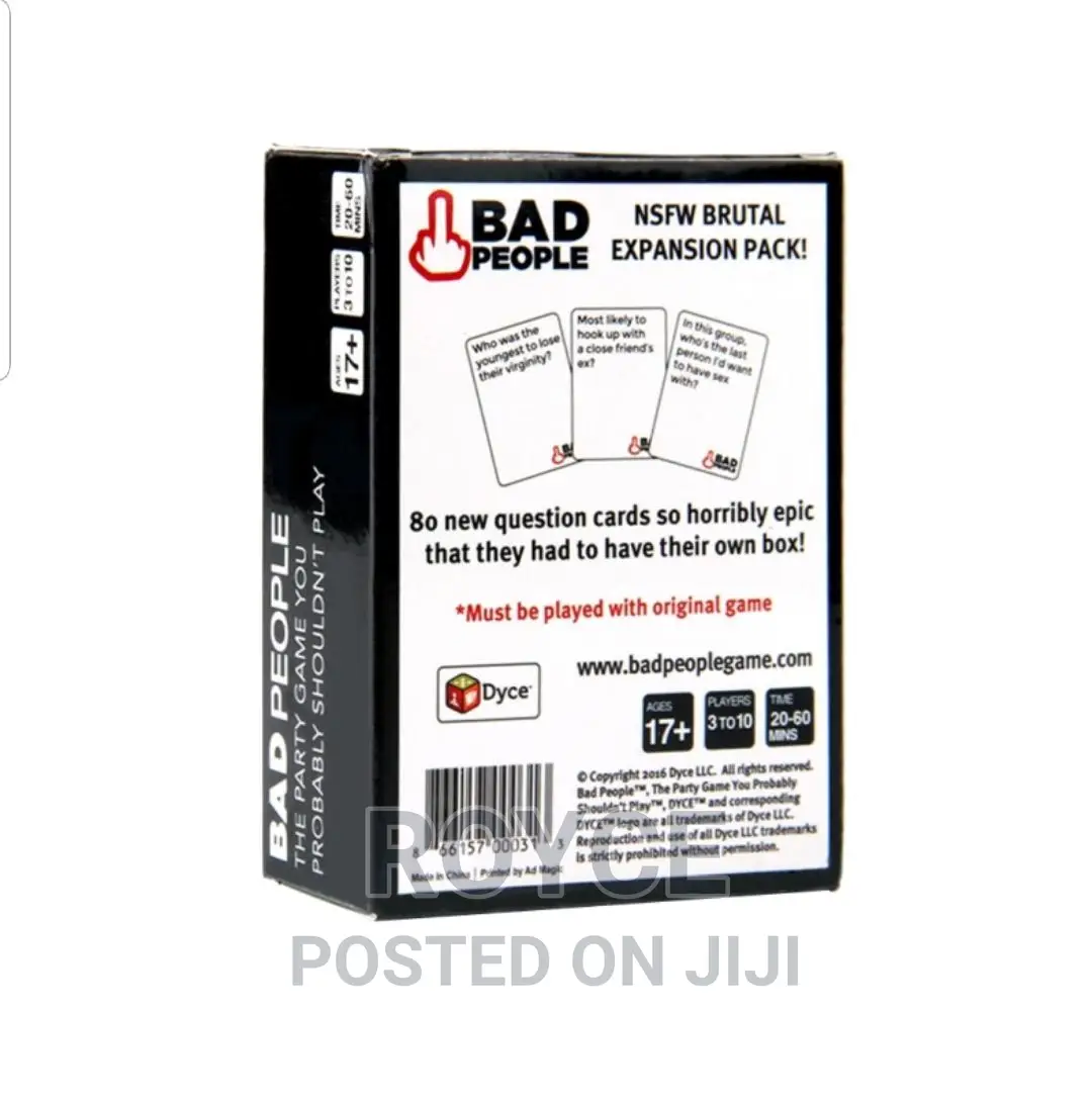 Bad People Card Game