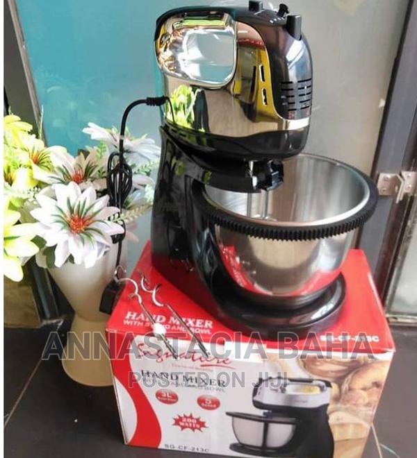 Signature 200watts Hand Mixer With Stand and Bowl-3l - main view