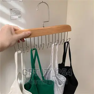 Wooden Plank 8 Hook Hanger