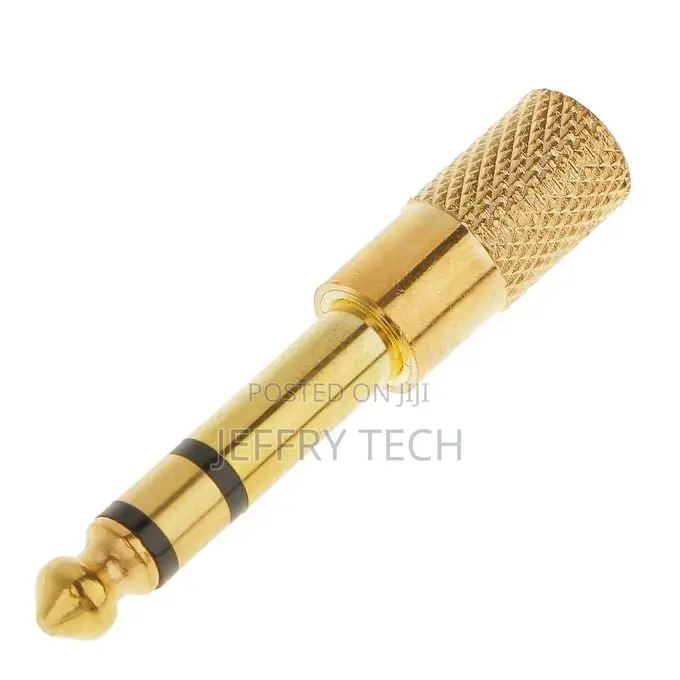 1/8 3.35mm Female to 6.5mm 1/4 Male Headphone Jack Adapter