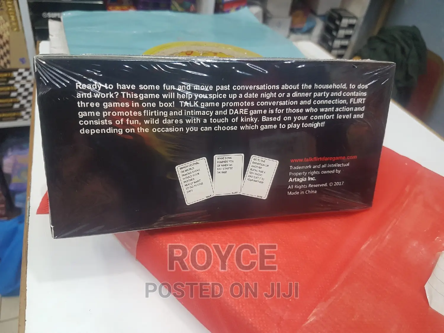 Talk, Flirt,Dare -3 in 1 Card Game