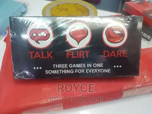 Talk, Flirt,Dare -3 in 1 Card Game