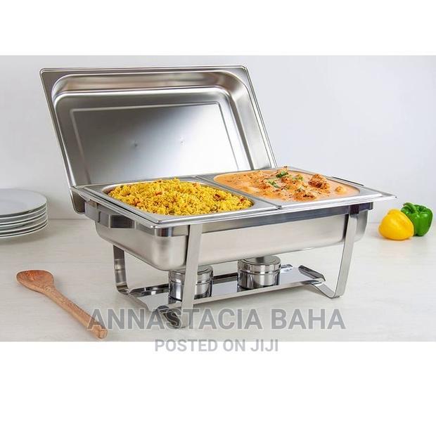 Signature Double Partitioned Chafing Dish - main view