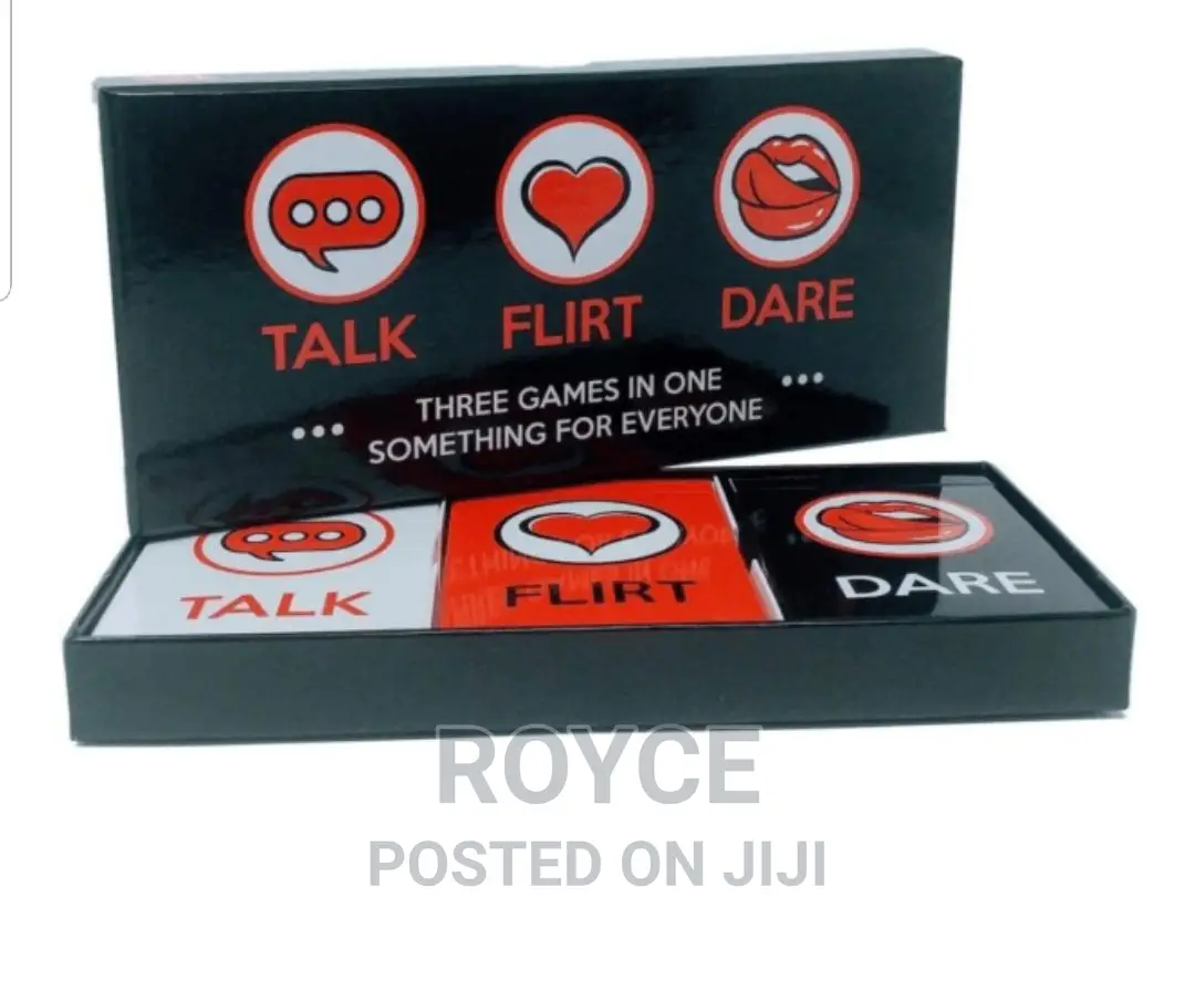 Talk, Flirt,Dare -3 in 1 Card Game
