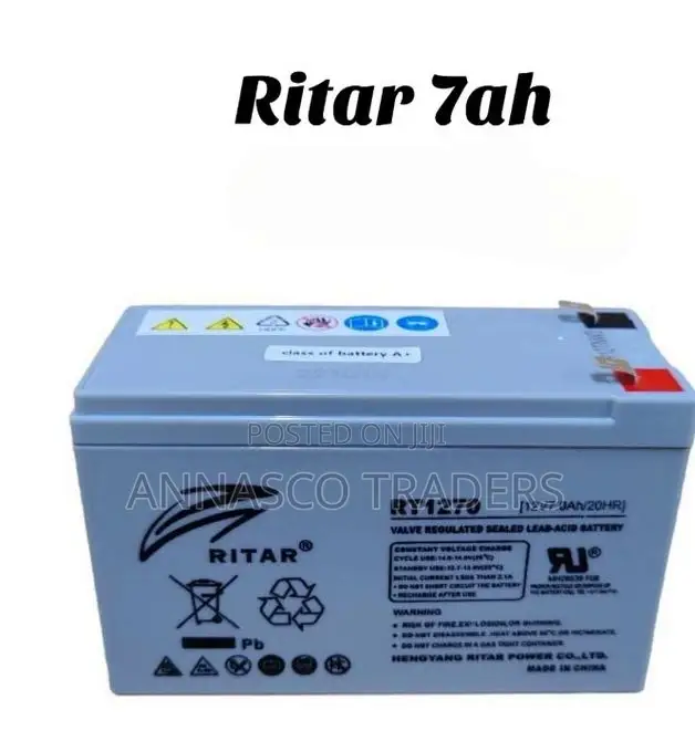 Ritah 7ah Solar Battery Lead ACID Battery