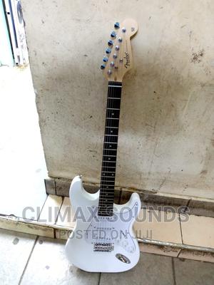 Electric Solo Guitar White, 24f - main view