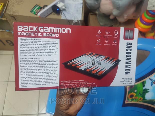 Backgammon Magnetic Board Game - main view
