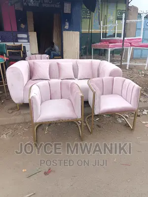 Reception Seat 3 Seater and 2 Styling Chairs.