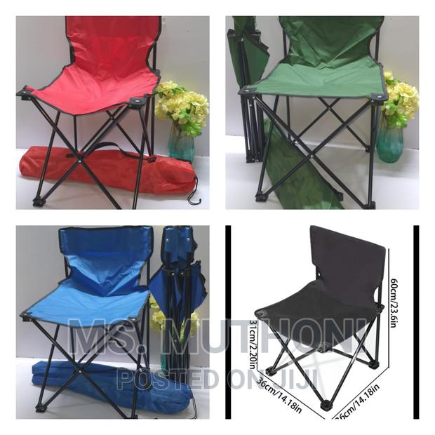 *Fodable Metallic Frame Canvas Camping Chair - main view