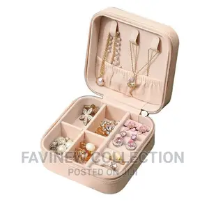 Portable Travel Storage Organizer Jewelry Case