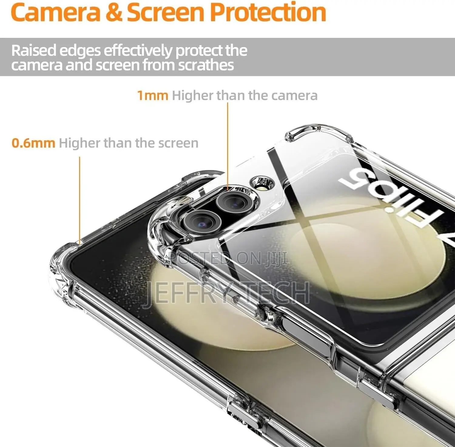 Samsung Galaxy Z Flip 5 5G Silicone Case TPU Bag Clear Slim