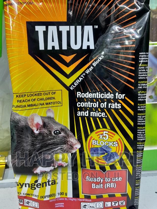 Tatua Wax Blocks Rodenticide 100gms - thumbnail 3